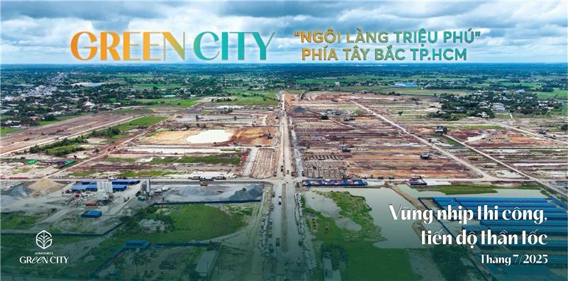 TIẾN ĐỘ THI CÔNG THẦN TỐC VINHOMES GREEN CITY THÁNG 7/2025